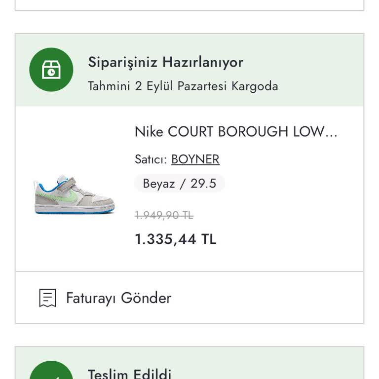 Boyner Satın Aldığım Ürünümü 15 Gündür Kargoya Vermedi.