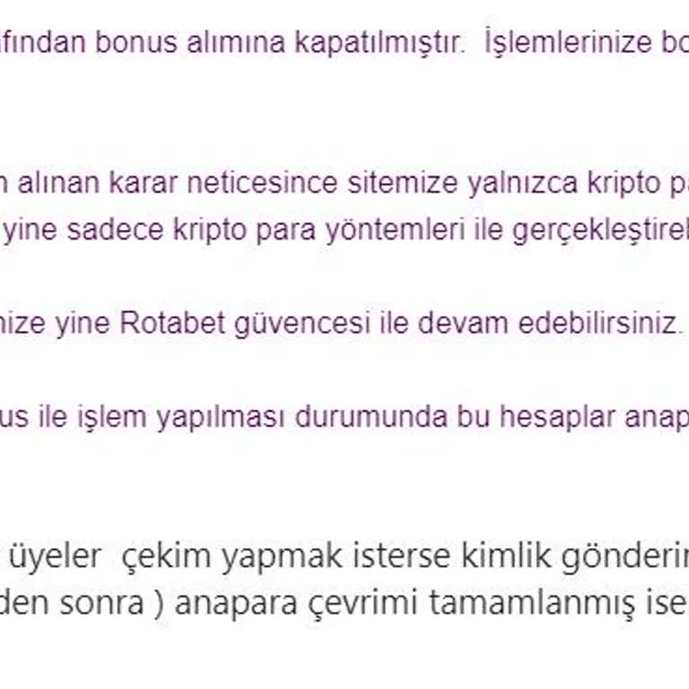 Rotabet Belirsiz Kurallar Ve Geciken Ödemelerle Hayal Kırıklığı