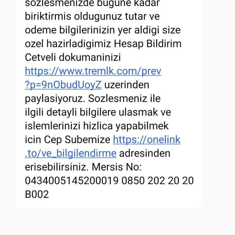 Türkiye Hayat Emeklilik Türkiye EMK Katılım Mesajı