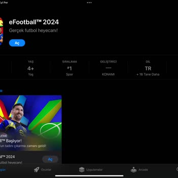 Efootball Güncellenmiyor Mobilden Oynuyorum Tabletin İpad 10