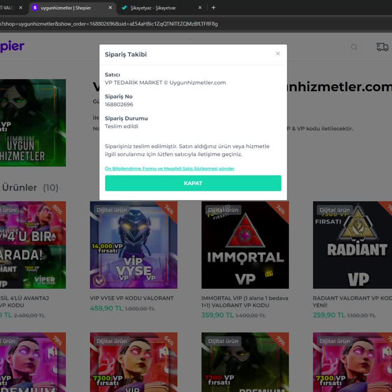 Shopier Satın Alınan Ürün Teslim Edilmedi Ve Satıcıdan Yanıt Alınamadı
