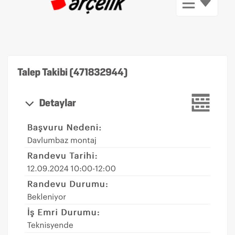 Arçelik Servis Hizmeti Hayal Kırıklığı Yarattı
