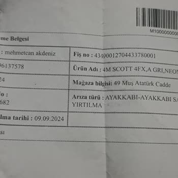 FLO Ayakkabı Ayakkabı İade Sorunu