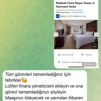 Booking.com Telegram Para Kazanmak Otel Beğenisini Yapmak