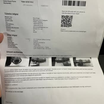 Dyson Media Markt Ürün Arızası Giderilemedi