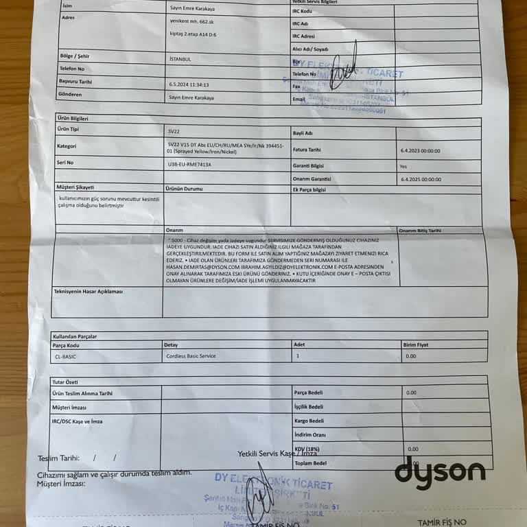 Dyson V15 Detect Absolute Problema con el Gatillo y Confusión de Reembolso