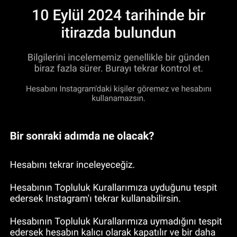 Instagram Hesabım Askıya Alındı İtiraz Etmeme Rağmen Bir Cevap Yok