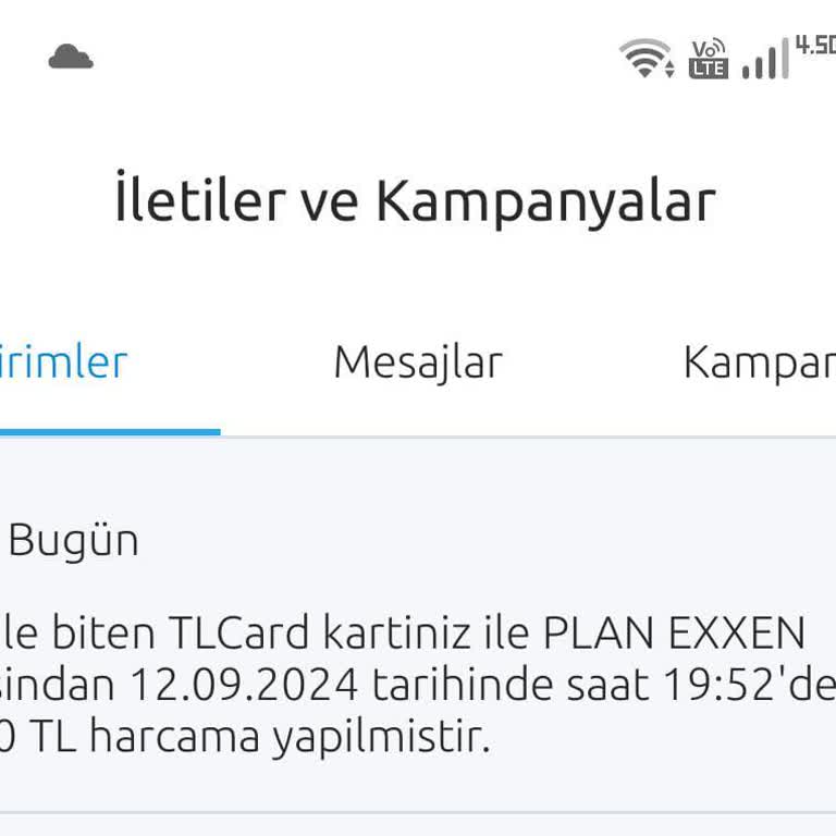 Plan Exxen İşlem Dışı Ücret Çekimi