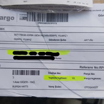 MNG Kargo'dan Aracılığıyla Gelen Hasarlı Kargom