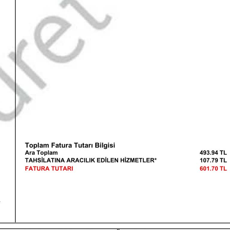 Vodafone'un Haksız Tahsilat Ücreti ve İade Talebi