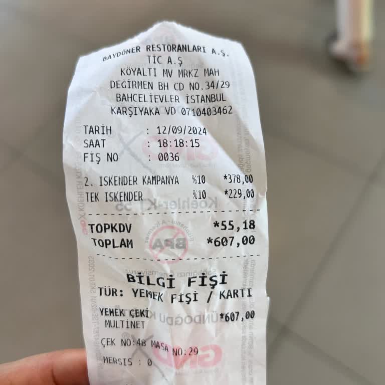 StarCity AVM Baydöner Şubesi Turkcell Kampanyasını Uygulamadı