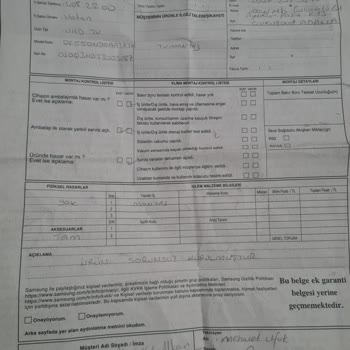 Garanti Süresi Dolduktan Sonra Panel Arızası Veren Samsung TV