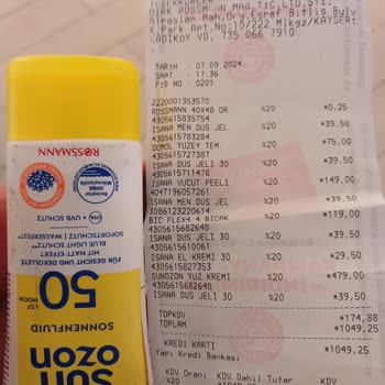 Rossmann Etiket Fiyatı İle Kasa Fiyatı Tutmayan Ürün.