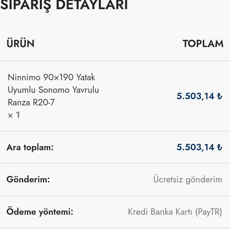 Ninnimo Firmasının Ürün Tedarik Sorunu Ve Yanlış Bilgilendirme Yapması