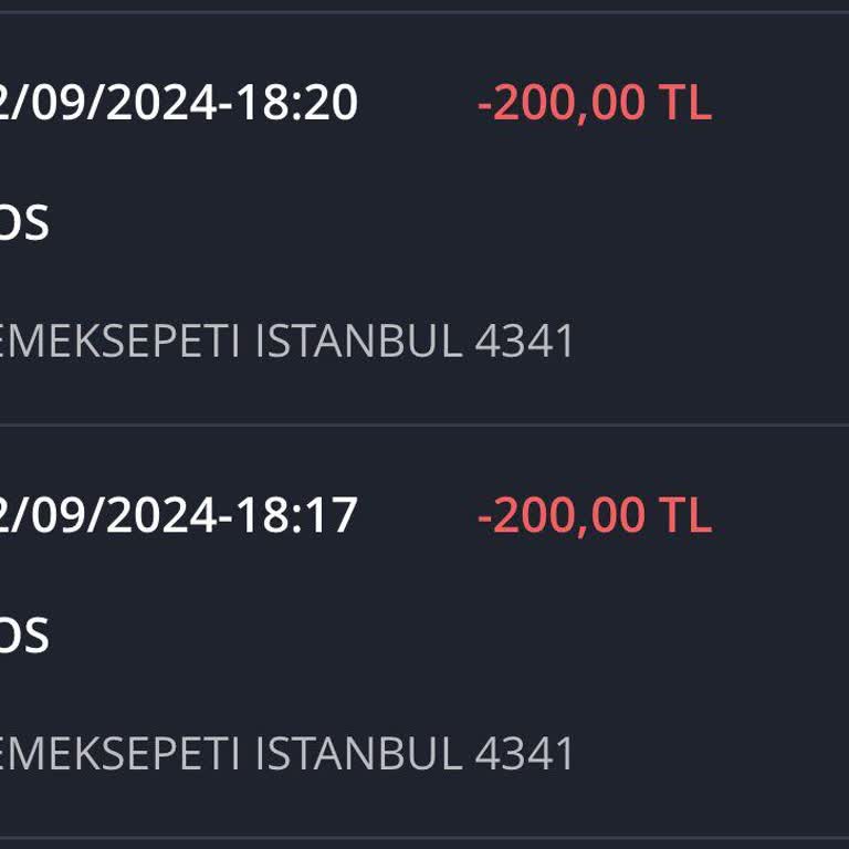 Yemeksepeti 2 Kere Para Çekti