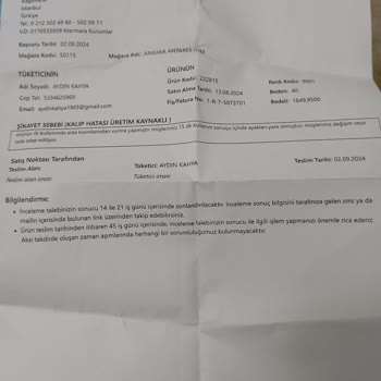 Hummel Marka Ayakkabının Ayak Parçalaması