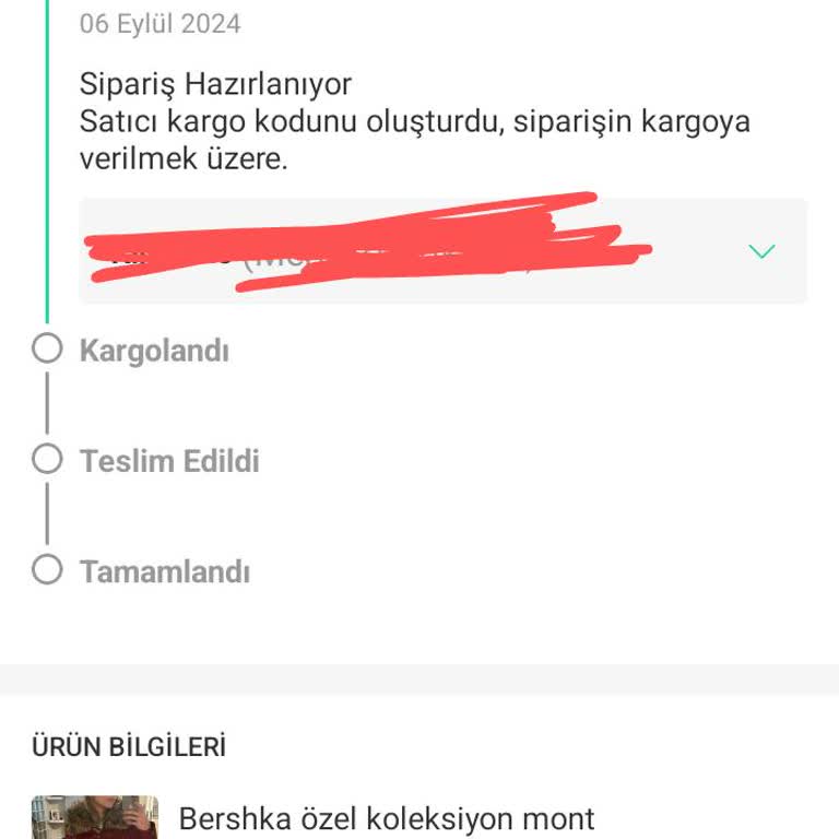 Dolapta "ayt2694" Adlı Satıcı Ürünü Kargoya Vermeyip Beni Engelledi