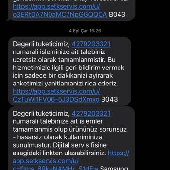 Samsung TR'den Alınan WW10T604DLN Kodlu Çamaşır Makinesi Kırık Geldi