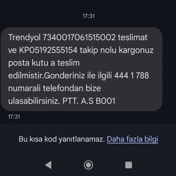 PTT Kargo Çalışanı Kargolarımı Apartman Girişine Bırakıp Gidiyor!
