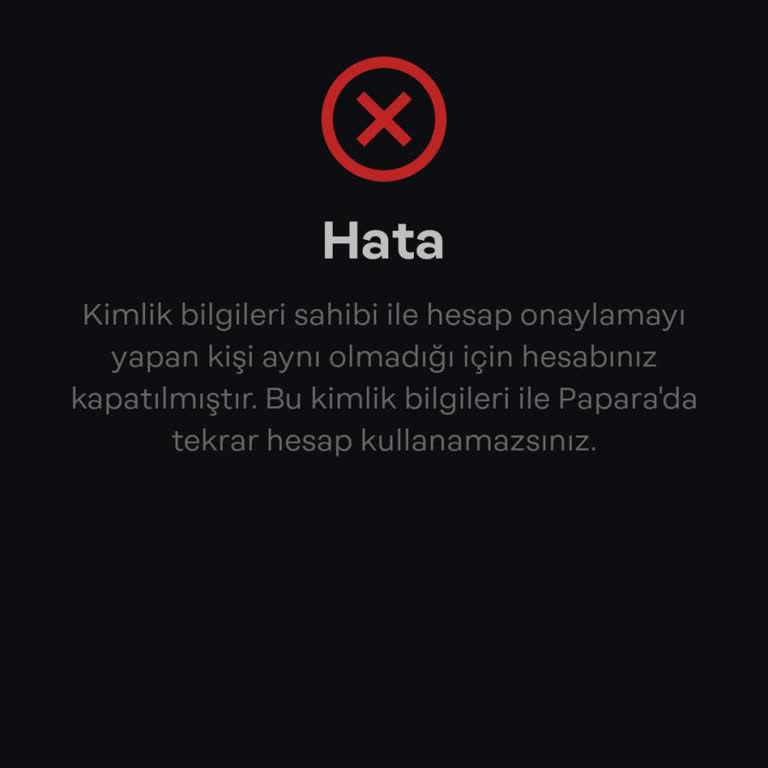 Papara Veli Engeli Ve Kapatılan Hesap