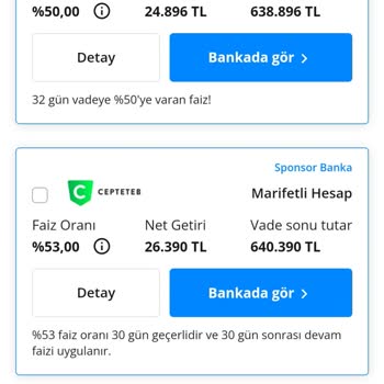 TEB Vadeli Faiz Hesaplama