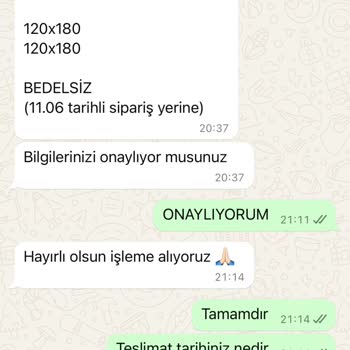 Reydeko Halı Siparişin Gecikmesi Ve İletişim Sorunları