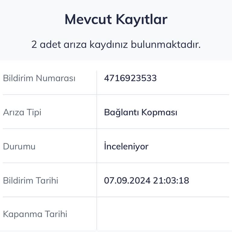 Türk Telekom Ev İnternet Arızası