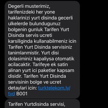 Türk Telekom Yanlış Yurt Dışı Tarifesi Ve Fatura Sorunları