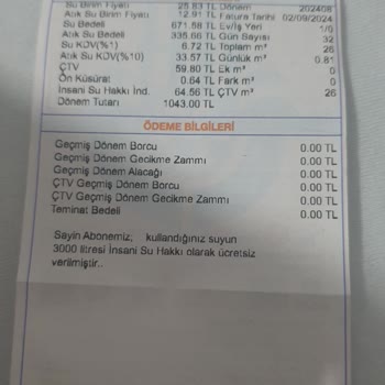 İSKİ Yüksek Fatura