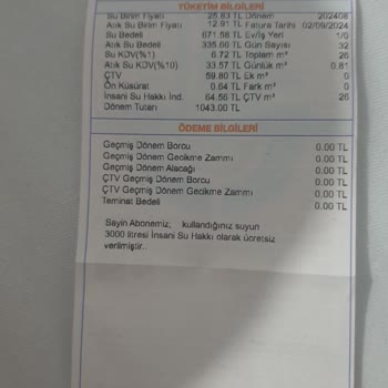 İSKİ Yüksek Fatura