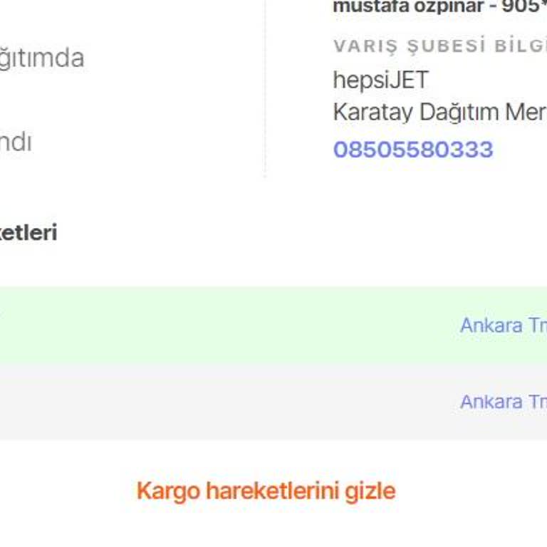 Hepsijet Ve Hepsiburada Kargoyu Teslim Edemiyor