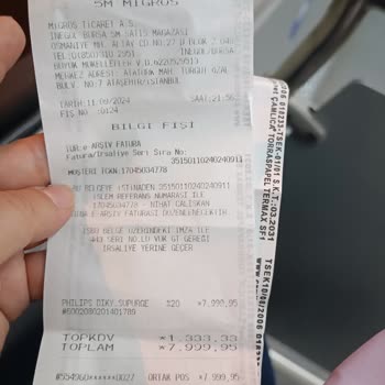 5m Migros Kırık Ürün İadesi