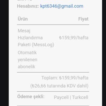 Messlog Üyeliği İle İlgili Sorunlar Ve Geri İade Talebi