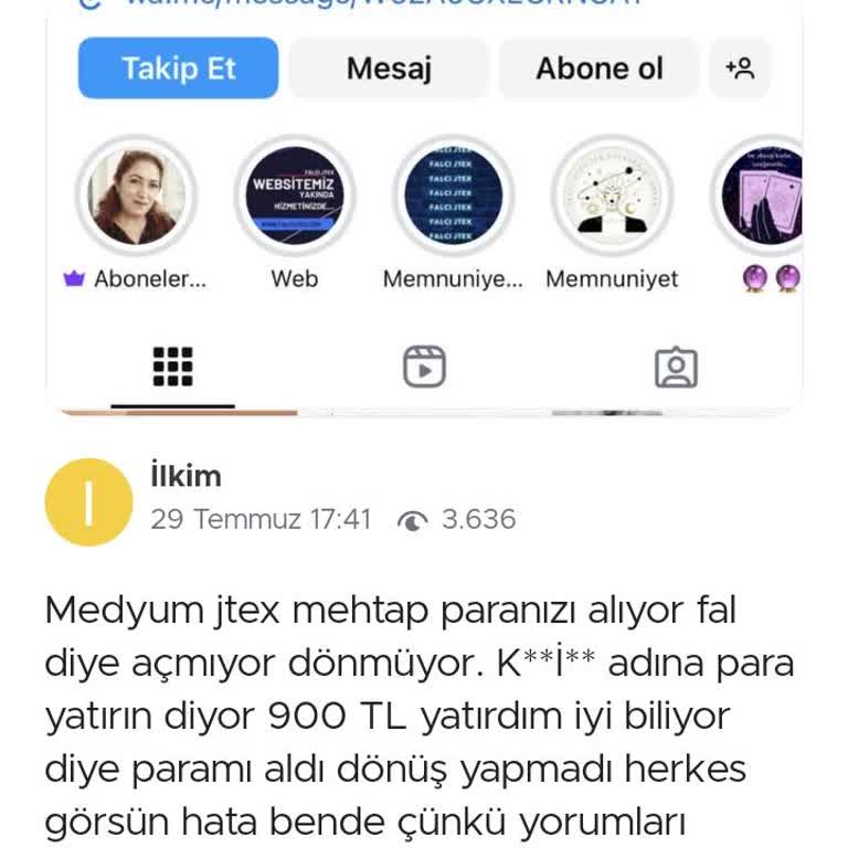 Medyum Jtex WhatsApp Üzerinden Çalışan M***** Hizmetleri