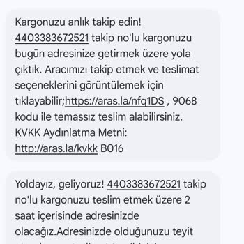 Aras Kargo'nun Teslimat Sorunları Ve Mağduriyetim