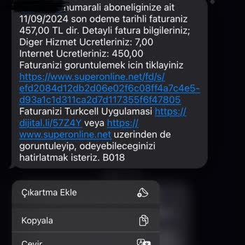 Ödeme Gecikmesi Nedeniyle Kesilen İnternet ve Mağduriyet