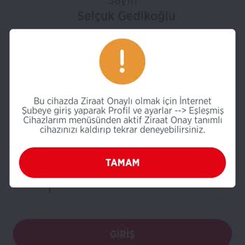 Ziraat Bankası Eşleştirme Kaldırma İşlemi