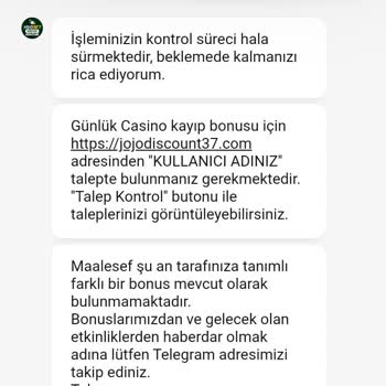 Jojobet'te Yaşadığım Olumsuz Deneyim