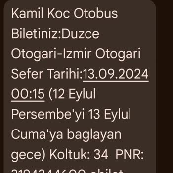 Kamil Koç Zararımın Karşılanmasını Talep Ediyorum.