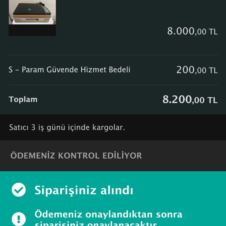 Sahibinden Yanlış Sipariş Numarası Ve Para İadesi Sorunu
