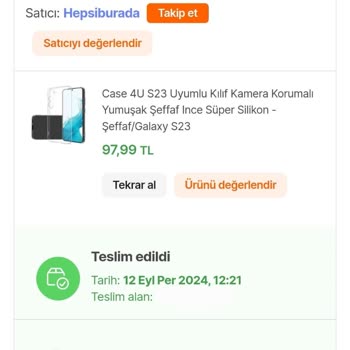 Hepsiburada Satıcılı Ürün Farklı Satıcıdan Gönderildi.