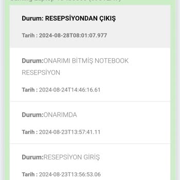 HP Vıctus Servis Problemi