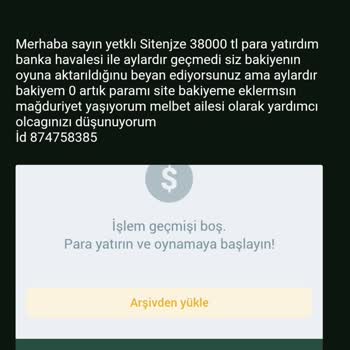 Melbet Paraya El Koydu (38000)