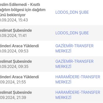 Yurtiçi Kargo Siparişlerimi Uzak Şubeye Yolluyor (Lodos Ddn İzmir)