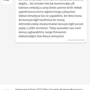 Trendyol Daki Satıcılar İle İlgili Şikayet Ve Trendyol'un İlgisizliği