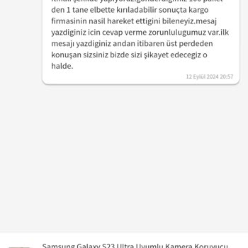 Trendyol Daki Satıcılar İle İlgili Şikayet Ve Trendyol'un İlgisizliği