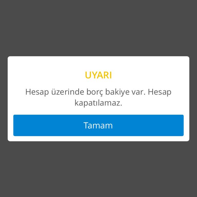 Denizbank Üzerinde Borç Var