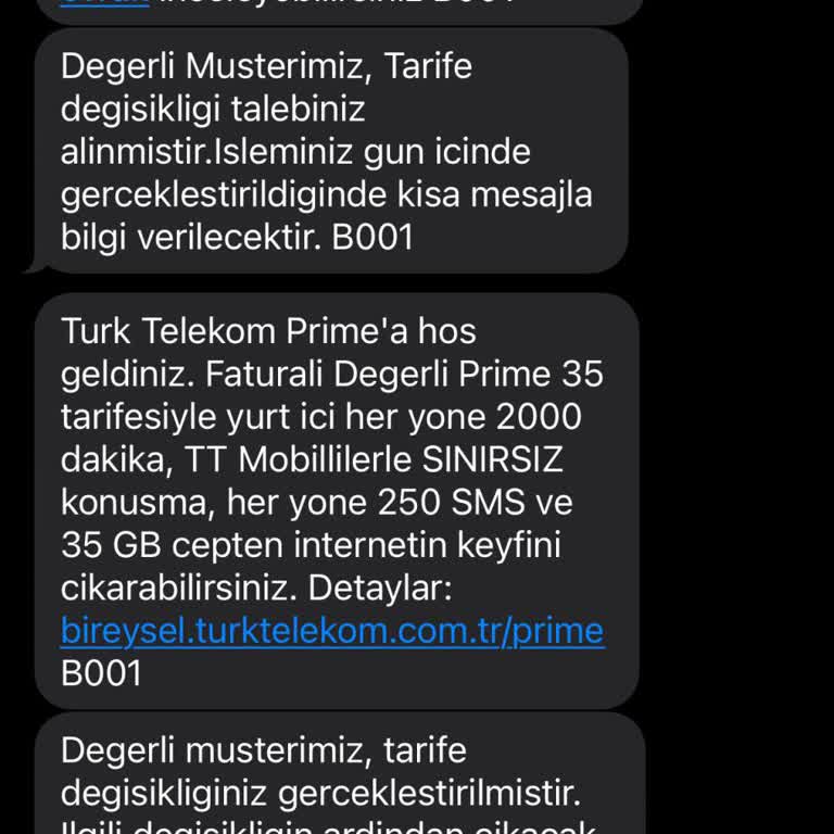 Türk Telekom Habersiz Tarifemi Değişti