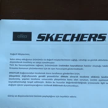 Skechers Spor Ayakkabı 1 Ay İçinde Yıpranma