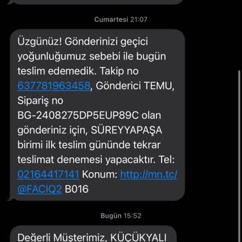 MNG Kargo Küçükyalı MNG Kargomu Getirmiyor